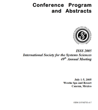 49th Annual Meeting of the ISSS - Cancun 2005